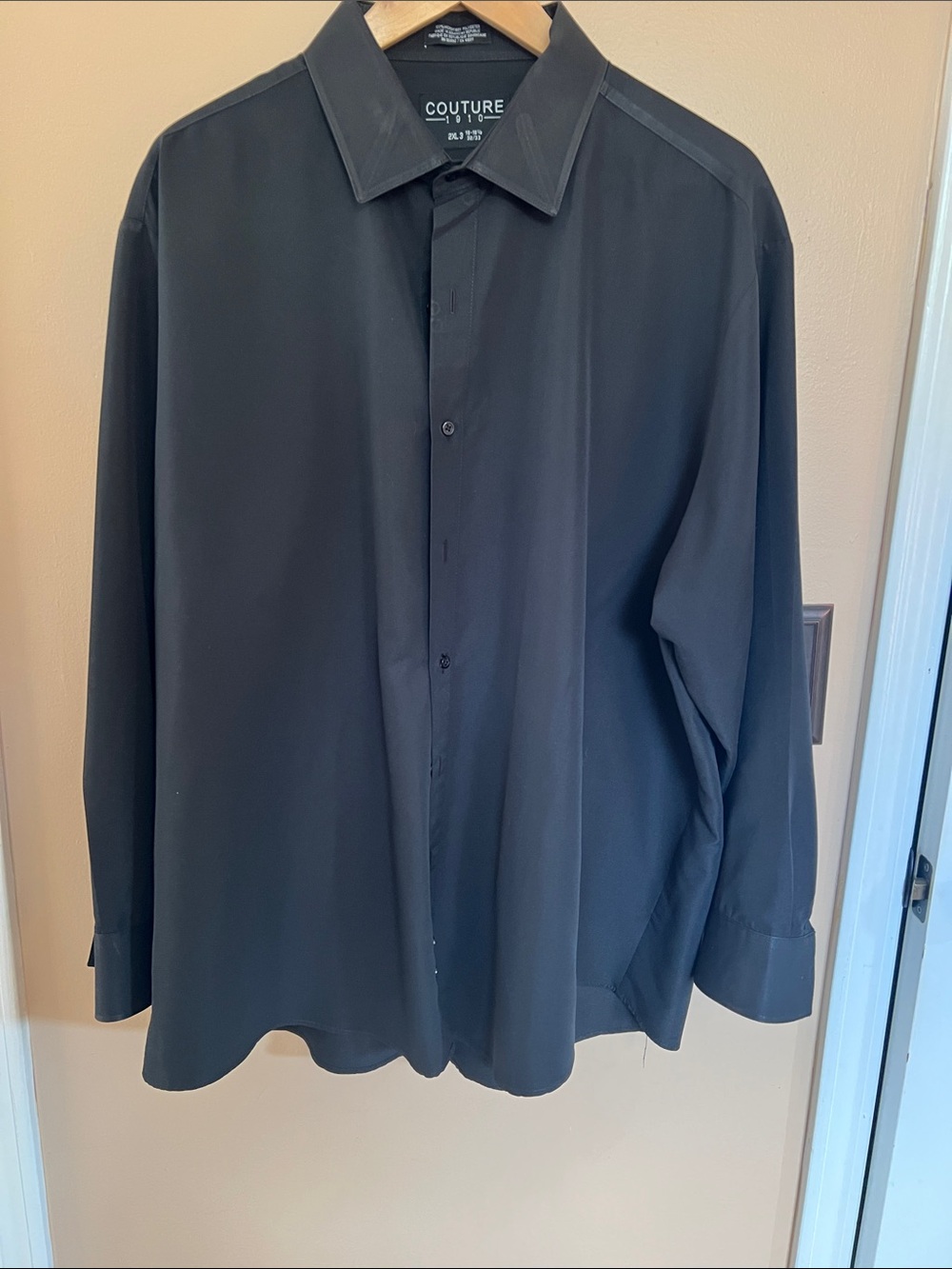 Couture Men’s Black Dress Shirt